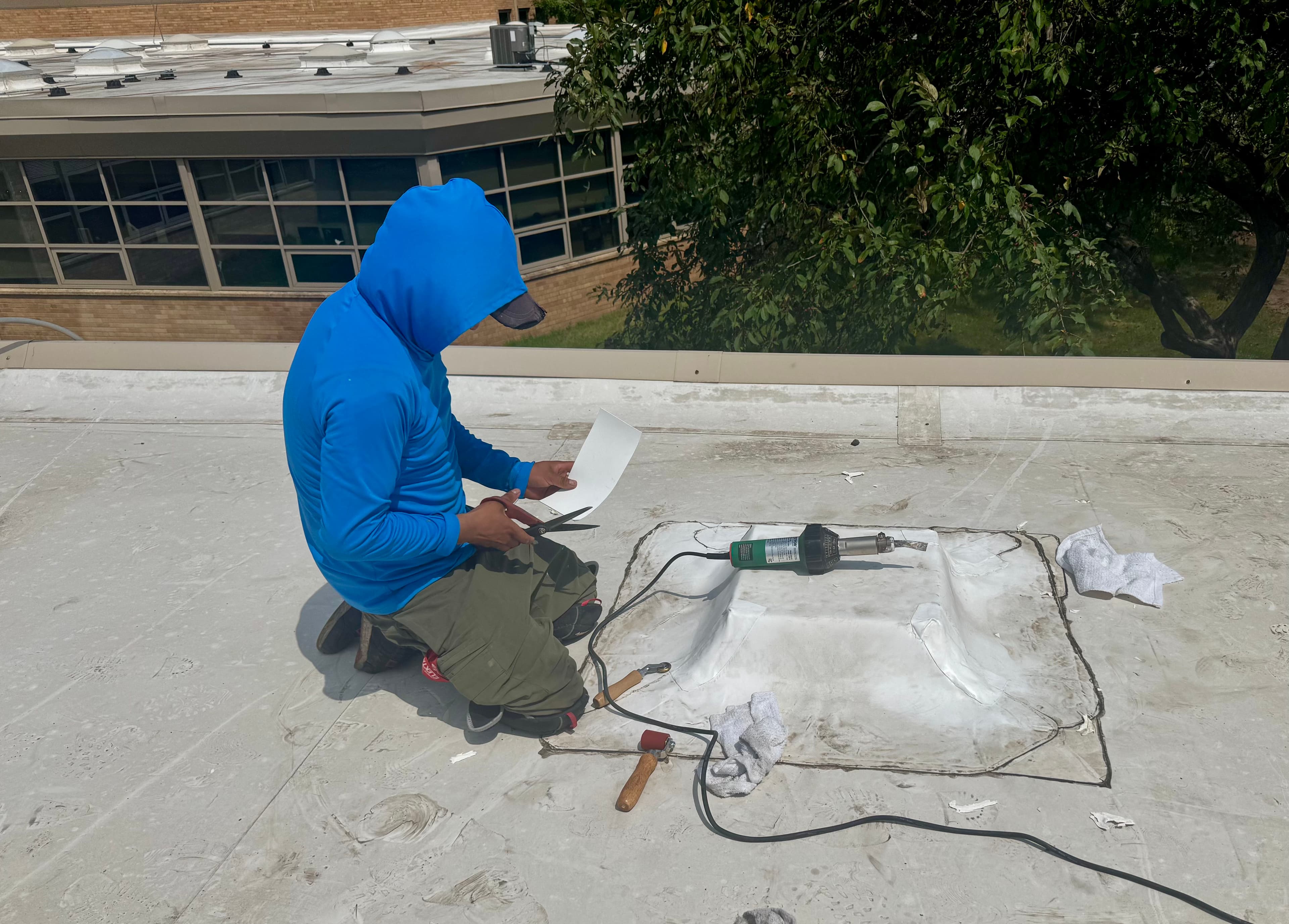 Project School TPO Flat Roof Leaking at 10 Years Old - Here's Why image