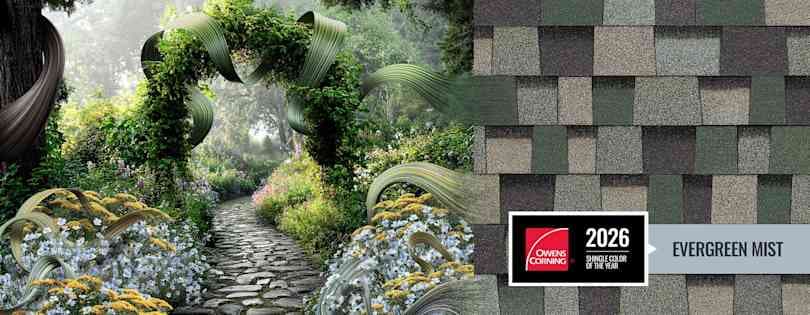 Project Introducing Evergreen Mist - 2026 Shingle of the Year image