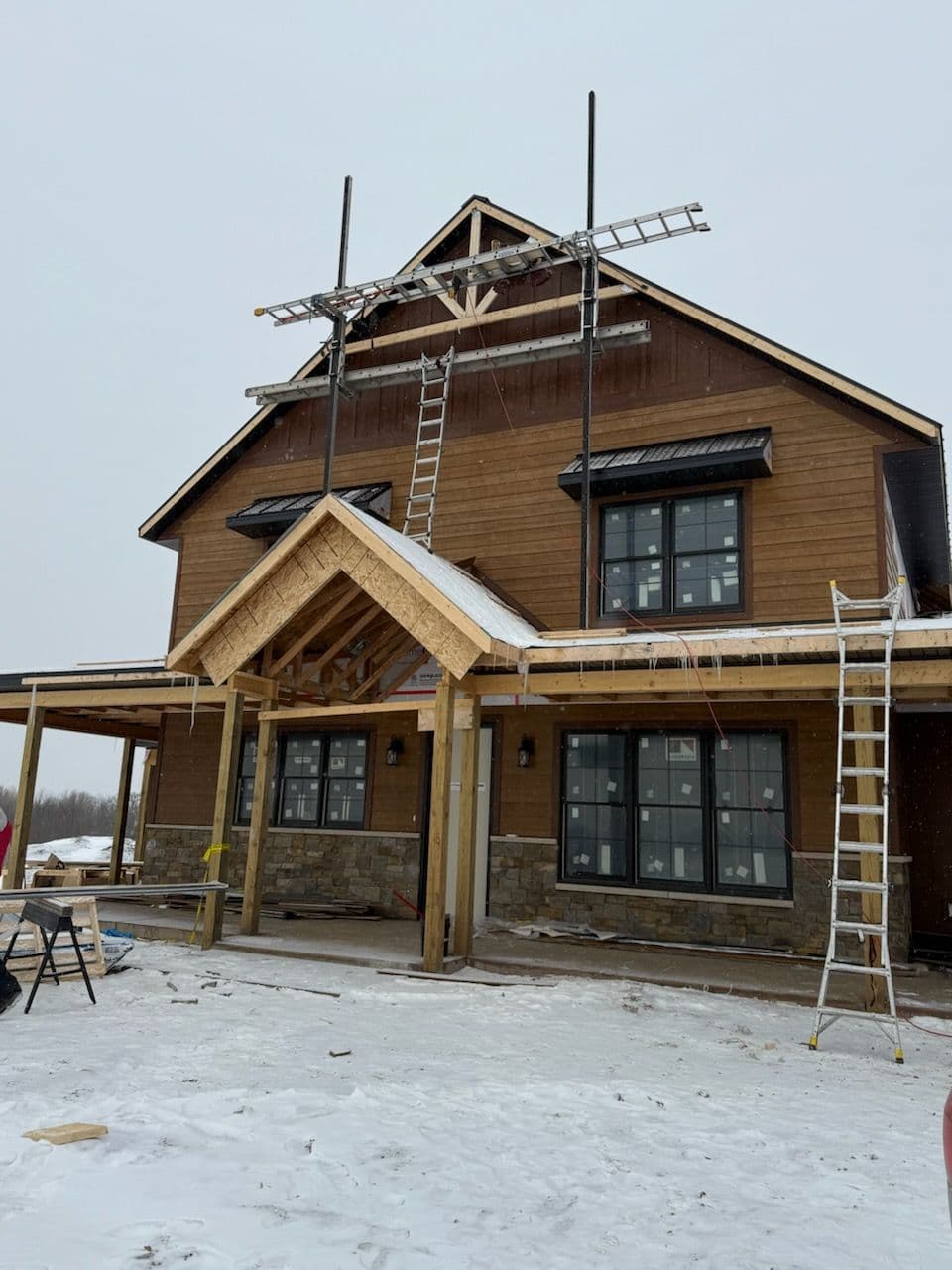 Gallery photos for Sleek Roof Installation Amidst Winter in Prior Lake: Image #1